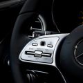 Car Steering Wheel Button Sticker Trim Cover Fit For Mercedes Benz A B C E Class GLA GLB CLA W177 W247 W205 W213 H247 X247 C118.