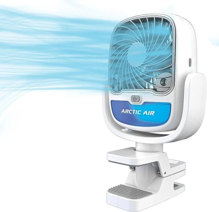 NEW Arctic Air Grip Go Rechargeable Air Cooler, Portable Evaporative Cooler