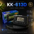 Taksun TS-613A-2 Car Dashboard Alarm Clock & Stopwatch – Black with Flexible Stand.