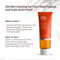 Zayn & Myza Skin Glowing Gel Face Wash Papaya and Kojic Acid (75ml). 