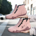 New Spring Women Ankle Boots Outdoor Casual Walking Boots Fashion Comfortable Women's Shoes High Top Autumn Women's Sneakers. 
