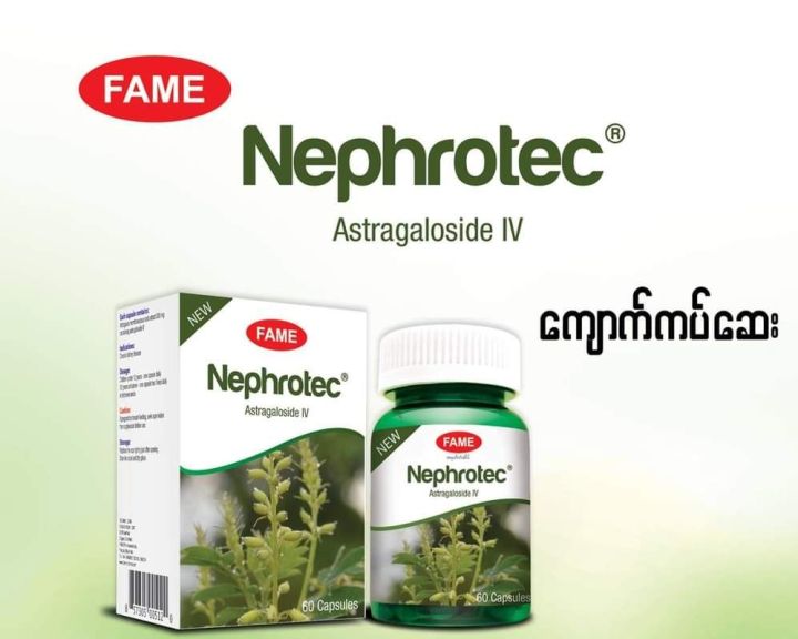 Fame Nephrotec , Fame ကျောက်ကပ်ဆေး , နာတာရှည် ကျောက်ကပ်ရောဂါ အတွက် သောက်ရန် ဆေး