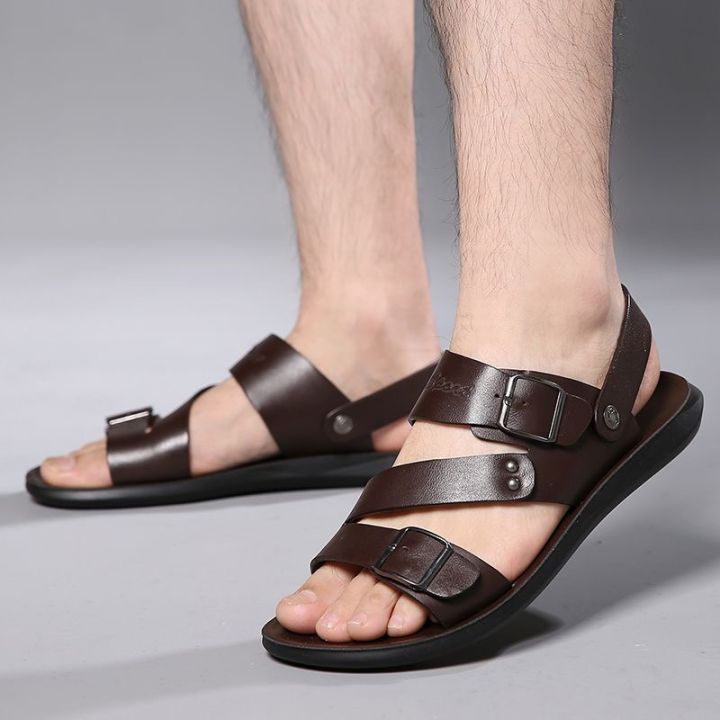Summer%20New%20Shoes%20for%20Men%20Fashion%20Genuine%20Leather%20Sandals%20%20Casual%20Slipper%20Man%20Cool%20Beach%20Shoes%20-%20Image%203