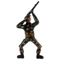 Crawling Action Corp Army Soldier, Battery Operated Toy Action Figure w/ Realistic Crawling Action, Lights, Sounds. 