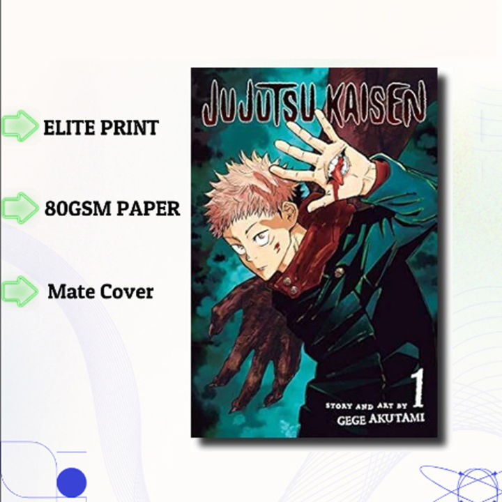 Jujutsu Kaisen Volume 1 | Premium Quality Paperback Manga | MANGA MY BOOKS