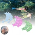 1pc Silicone Swim Fin, Mesh Gloves and Swimming Training Equipment for Outdoor Diving and Swimming Training.. 