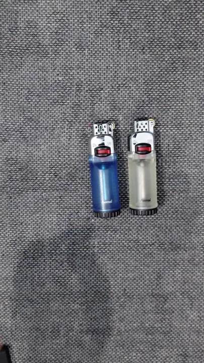 Creative Round Aomai Gas Lighter Butane Visible Lighter