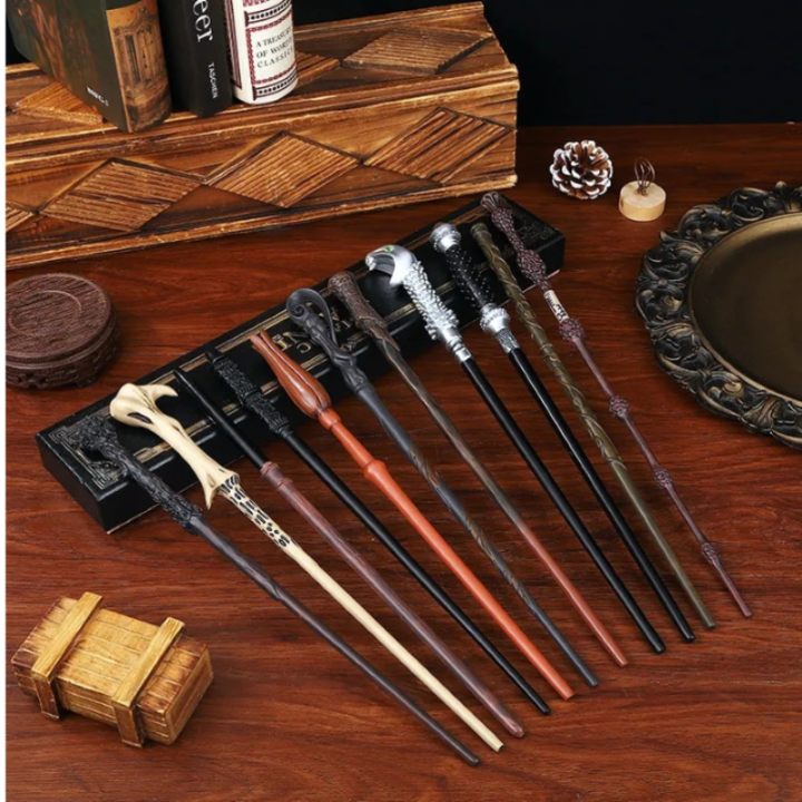 Movie props Metal Core Magic Wand Cosplay Premium Gift Box Packaging Model Collection Children's Toys Birthday Christmas Gift