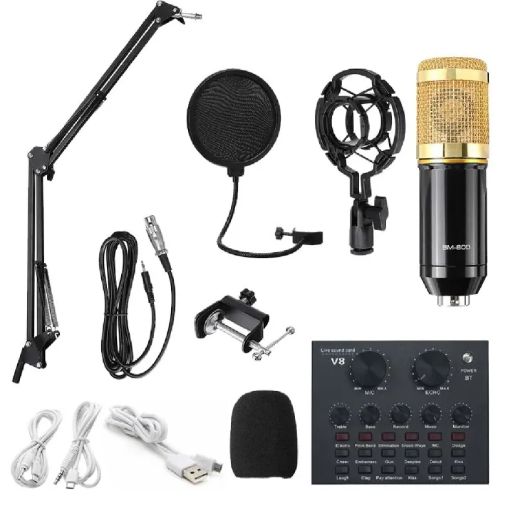 V8%20Sound%20Card%20+%20BM800%20Mic%20Set%20Condenser%20Microphone%20Live%20Sound%20Card%20Bluetooth%20Audio%20Interface%20Studio%20Streaming%20Recording%20for%20Phone%20PC%20-%20Image%204