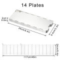 8 Plates Aluminum Windscreen Stove Windshield Wind Shield Outdoor Camping Equipmen Picnic Cooking Windproof Screen.