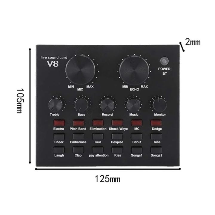 V8%20Sound%20Card%20Audio%20Set%20Interface%20External%20Usb%20Live%20Microphone%20Sound%20Card%20Bluetooth%20Function%20For%20Computer%20Pc%20Mobile%20Phone%20Singin%20-%20Image%206