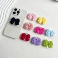 Korean Cute Colorful Bowknot Phone Holder Griptok Finger Ring Support For iPhone  Cases Grip Tok Socket Bracket Girl . 