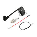 MS180 Ignition Coil & Spark Plug for Stihl MS170 MS170C MS180 MS180C 017 018 Chainsaw #0000 400 7000#1110 400 7005#1130 400 1302. 