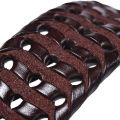 Men Genuine Leather Braided Belts Webbing High Quality Braided Vintage Belt for Men Gold Pin Buckle Casual for Jeans Strap. 
