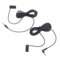 NEW Car Audio Clip Microphone 3.5mm Jack Plug Wired External Mini Mic Overhead Console For Golf Aftermarket Android Multimedia.