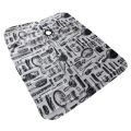 Barber wrap set Waterproof Hair Cutting Cape with Neck Duster Brush - Professional Barber Salon Hairdressing Apron Hair Stylists. 