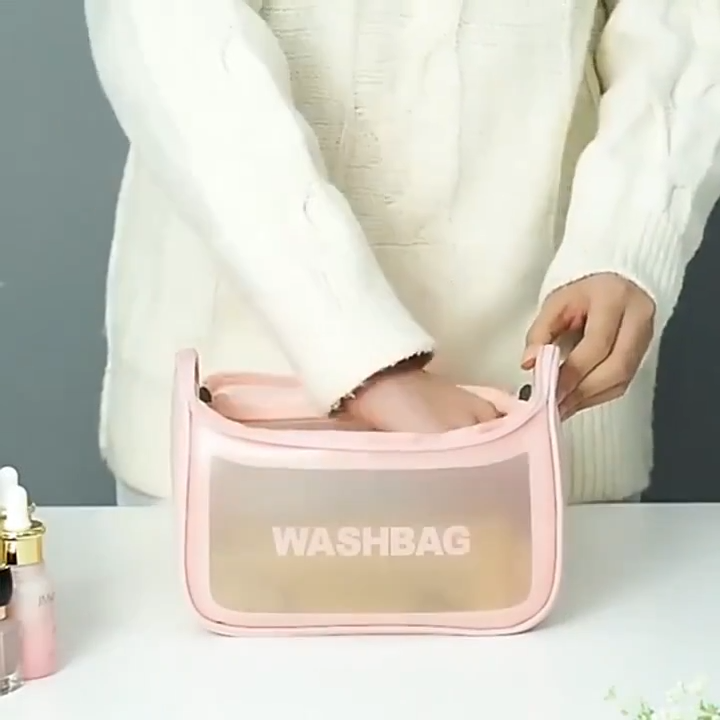 Travel Toiletries & Cosmetic Organizer Bag – Large Capacity Zipper Pouch | Multipurpose Makeup & Travel Bag for Women