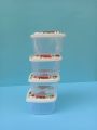 storage container/ food box /5  piece plastic container set. 