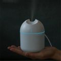 Portable Mini Air Humidifier USB Desktop Humidifier for Car Bedroom Air Diffuser Fogger Mist Maker Sprayer with LED Night Lamp. 