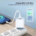 For iphonePD 20W USB Phone Charger Fast Charger for iPhone iPad Wall Quick Charge Adapter TypeC Cable EU/US Plug.