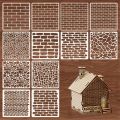 No-Skill Wonder! 12 Pack 6"x6" Washable Stencils｜Reusable Spray Paint Templates｜Floor Doodling, Home Decor & Art Projects Tool K. 