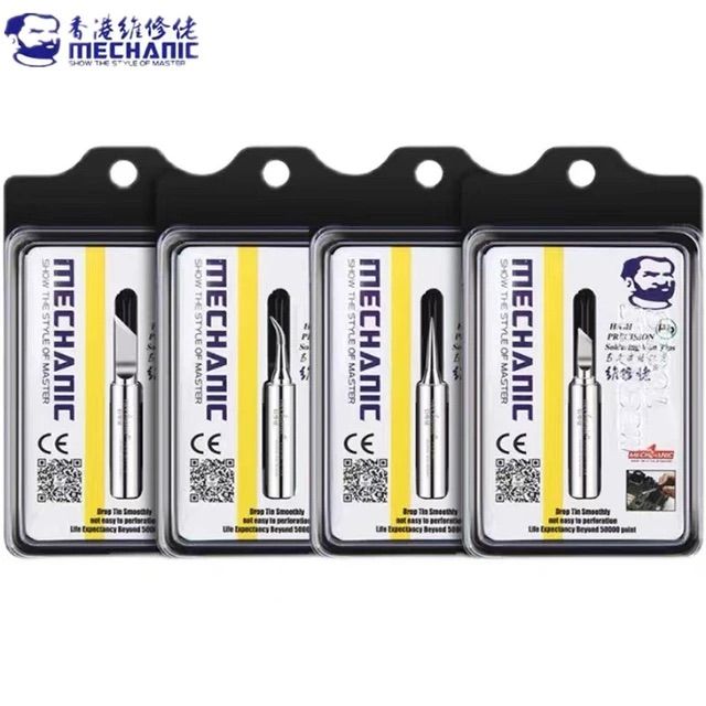 MECHANIC Original 900M-T Lead-Free Pure Copper Electric Soldering Iron Tip Welding Tip BGA Solder Repair Station Tool Kit
