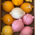 Lemon Shaped Scented Candle Silicone Mold DIY 3D Fruit Resin Mould Gypsum Making Tool Handmade s Party Ambience Home Decor.