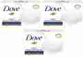 Dove Cream Beauty Bathing Bar (75g×3)(Pack of 3). 