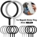 Stainless Steel Universal Magnetic Metal Plate Ring For Magsafe Wireless Charger Iron Sheet Sticker Magnet Car Phone Holder. 