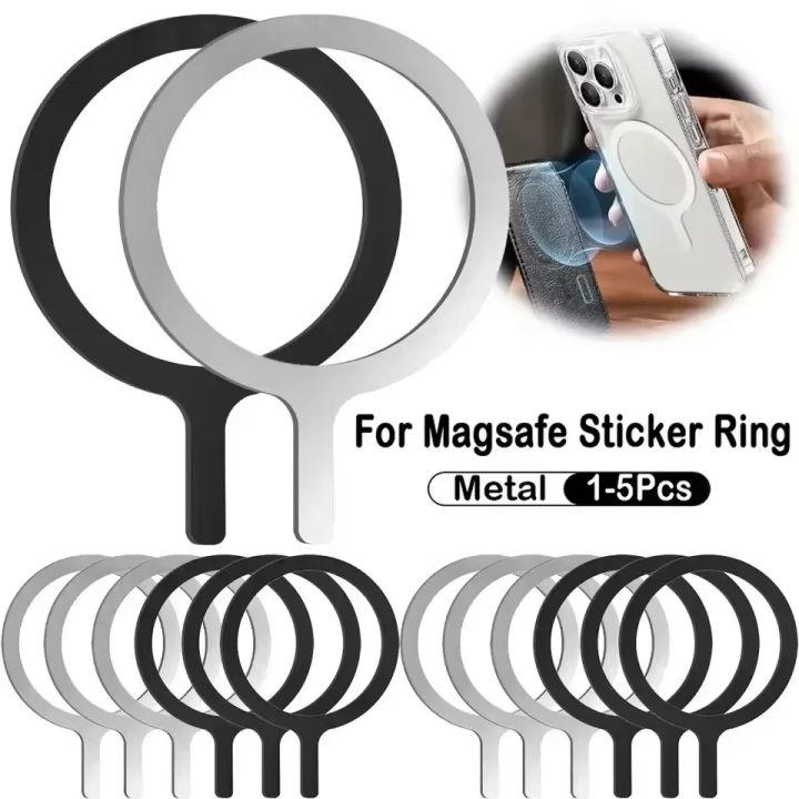 Stainless%20Steel%20Universal%20Magnetic%20Metal%20Plate%20Ring%20For%20Magsafe%20Wireless%20Charger%20Iron%20Sheet%20Sticker%20Magnet%20Car%20Phone%20Holder%20-%20Image%202