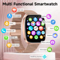 Smartwatch Women Bluetooth Call Smart Watch Heart Rate Blood Oxygen Sleep Monitor Waterproof Men's Smart Watches For Android iOS.