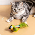 Indoor Interactive Birds Toy for Cat Chasing Teasing Toy Sounding Catnip Cat Teaser Toy Self-hilarity Wall Hanging Birds Cat Toy.