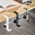 Gaming Headset Support Aluminum Hang Headphones Cradle Adjustable Headset Support Under Desk Headset Rack Holder Bracket. 