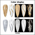 10ml Gold Silver Reflective Glitter Liner Gel Nail Polish Pull Line Gel Graffiti Painting Stripe French Nails DIY Nail Supplies. 