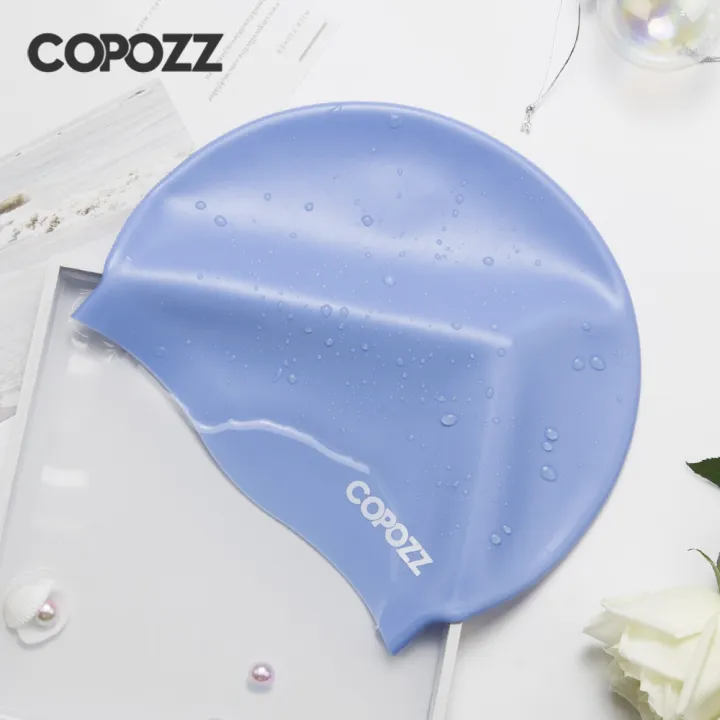 Copozz%20Men%20Elastic%20Swimming%20Hat%20%20Large%20Size%20Swimming%20Wear%20Professional%20Adults%20Waterproof%20Swimming%20Hat%20Silicone%20Swimming%20Caps%20-%20Image%204