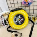 Tire Childrens Schoolbag Fashion Kindergarten Backpack Childrens Fun Cute and Cool Style Waterproof Breathable Wearresistant. 