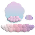 Cloud Keyboard and Mouse Wrist Rest support Ergonomic Memory Foam Non-Slip Base Wrist Support Mouse Pad for Home Office.