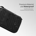2.5in External Hard Drive Disk Case Shockproof EVA Case HDD with Mesh Pocket and Soft Inner Fabric Carrying Case for Office Use.