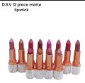 Pack Off 12 DSV Matte Lipsticks Sets. 