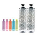 Fridge Water Bottle Set of 3 1200ml BPA Free Food Grade Plastic Bottles Odorless & Leakproof. 
