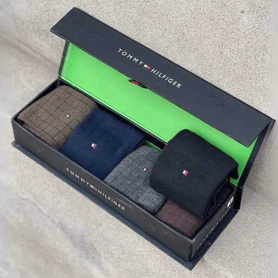 Tommy Hilfiger Socks for Men 5 pair box with Premium Gift Packing Export Quality