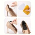 Double-Layer Thick T-Shaped Foam Heel Pad And Heel Cup - Soft, Breathable, Non-Slip, Durable, Comfortable To Wear In High Heels. 