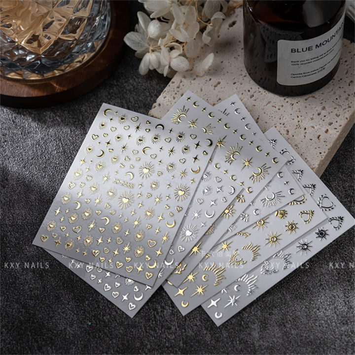 Random%205pcs%20Gold%20Silver%20Nail%20Art%20Decal%20Stickers%20Mixed%20Shapes%20Design%20Self-adhesive%20Sticker%20Acrylic%20Manicure%20Decorations%20Accessory%20-%20Image%205