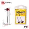 Hunthouse Ajing Fishing Hooks With Red Eyes 5g 7g 10g 14g Zinc Alloy Jig Head Rockfish Lure Bait 2021 Fishing Accessories lw333. 