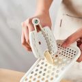Cut-Resistant Kitchen Hand Guard | Food-Safe Plastic Clip for Slicing, Grating & Chopping Vegetables | Prevents Finger Cuts.