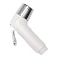 Hand Held Toilet Bidet Sprayer White Plastic Shattaf Bidet Faucet Douche Kit Shower Washer Solid Brass Angle Valve. 