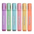 6 Colors/box Fine Glitter Highlighter Pen Set Fluorescent Markers Highlighters Pens Art Marker Japanese Cute Kawaii Stationery. 