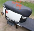 One Pair (2-Pieces) of Pillion Rider Footrest / Rear Passenger Ladies Foot Rest for Relaxed Seating / Pichlah Paidan ; METRO YADEA E8S Pro Electric Scooter / E-Bike, Black. 
