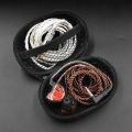 1-10PCS Wired Earphones Storage Bag Universal Wired Headphones Carrying Case PU Storage Box Organizer Bag for KZ BA10 AS10 ES4. 