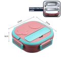 Outing Tableware 304 Portable Stainless Steel Lunch Box Baby Child Student Outdoor Camping Picnic Food Container Bento Box.